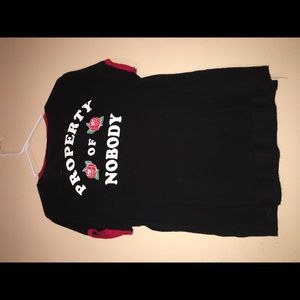 Nobody’s property T-shirt